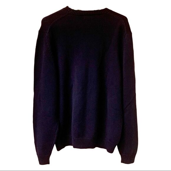 New discounted! Eddie Bauer Navy Blue Sweater - Picture 6 of 7